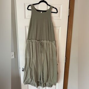 Daily Practice by Anthropologie Be Bold Racerback Twofer Dress